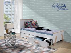 KORA laminált bútorlap gyerekágy ágyneműtartóval Kép