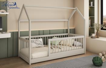 GRETA házikó alakú leesésgátlós gyerekágy 3.Kép