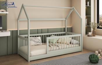 GRETA házikó alakú leesésgátlós gyerekágy 4.Kép